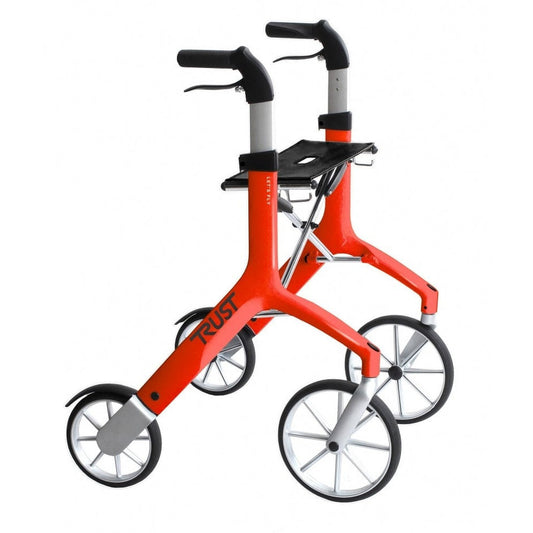 TrustCare Let's Fly rollator (inclusief bagagetas)