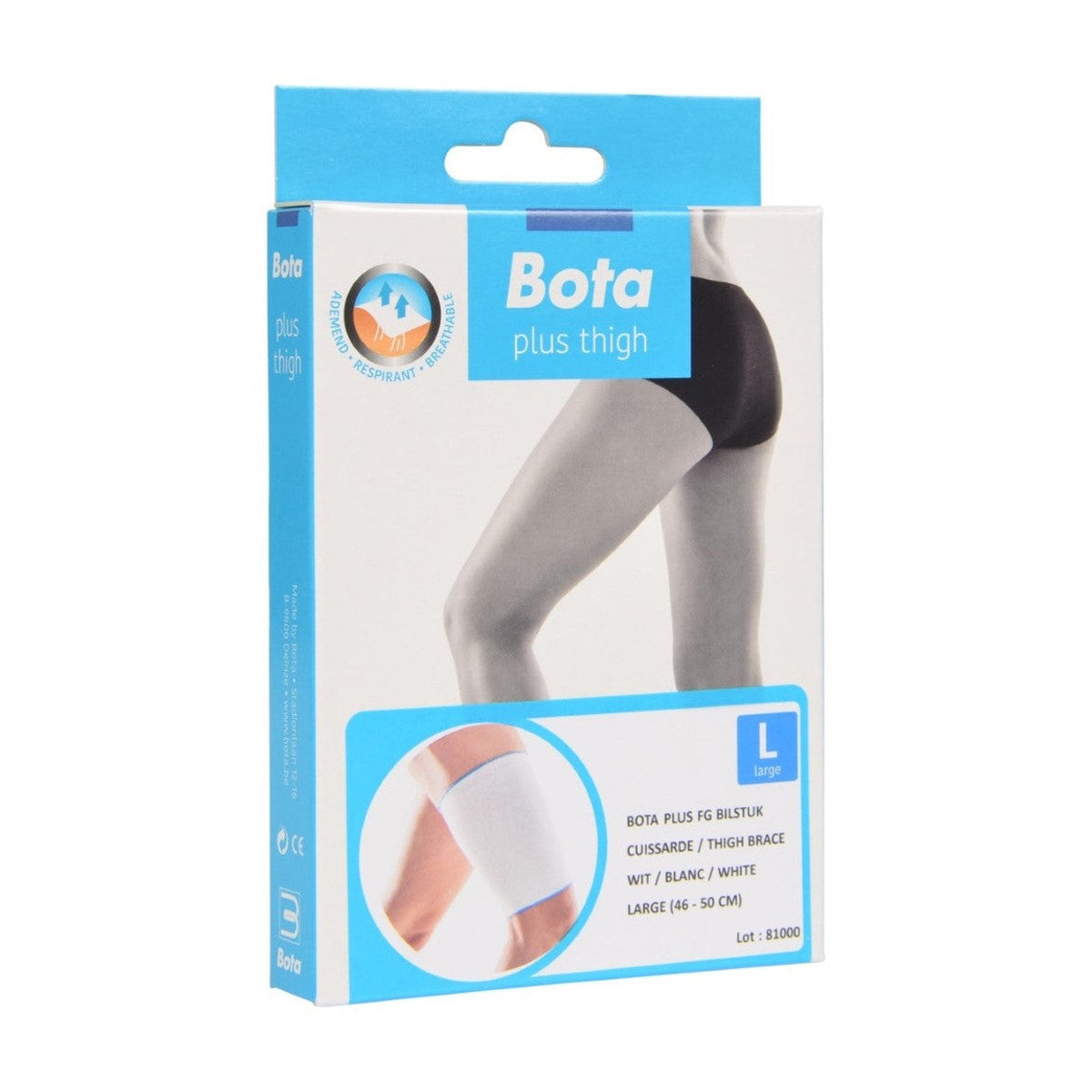 Buttock bota plus white