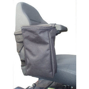 Armrest bag for mobility scooter