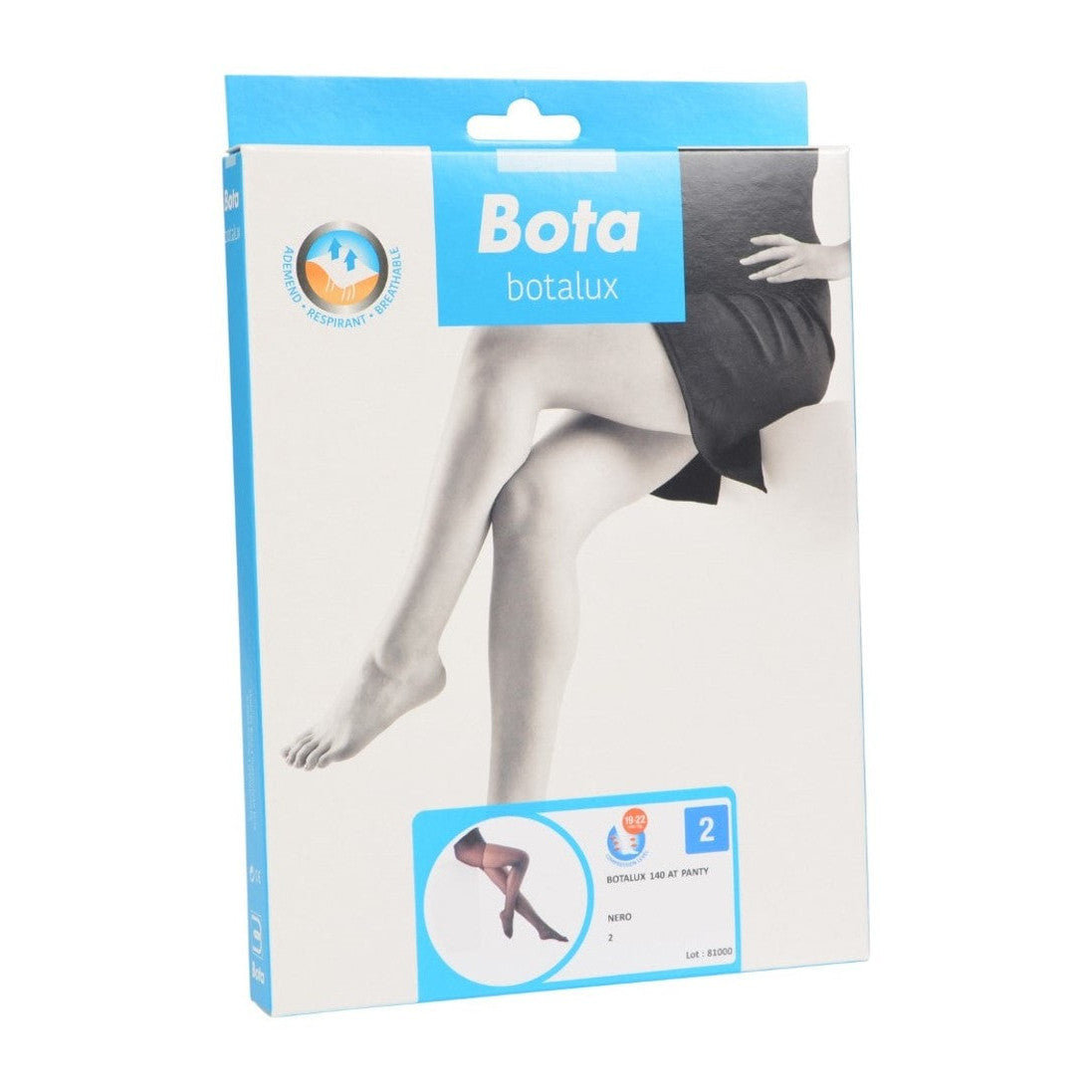 Botalux 140 support tights at nero - black