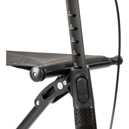 MultiMotion Carbon Rollator L – 5,5 kg met Softwielen & Boodschappentas