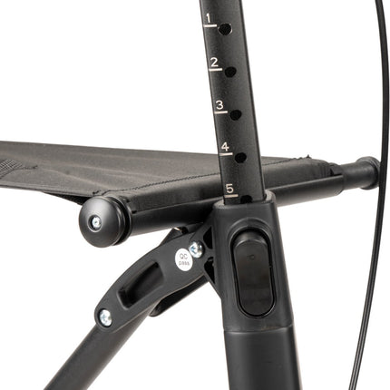 MultiMotion Carbon Rollator L – 5,5 kg met Softwielen & Boodschappentas