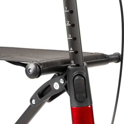 MultiMotion Carbon Rollator L – 5,5 kg met Softwielen & Boodschappentas