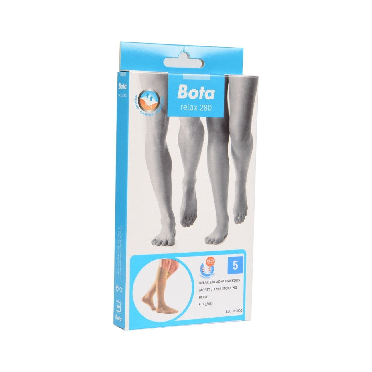 Relax 280 unterhalb des Knies ad+p beige