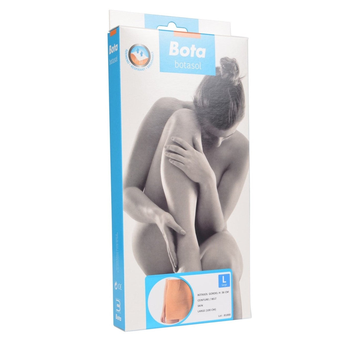 Botasol-Gürtel - beige Höhe 36 cm