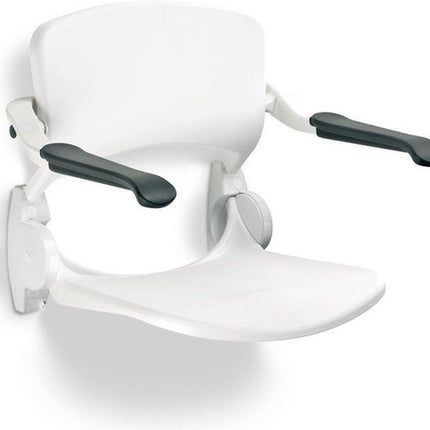 Linido douchezitting met armleggers en rugleuning