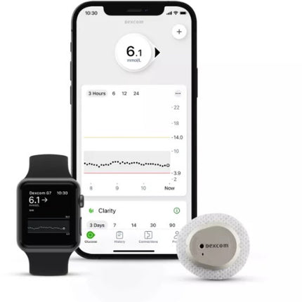 Dexcom G7 CGM Glukosesensor – Kontinuierliche Glukoseüberwachung mit integriertem Sender