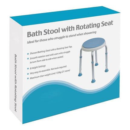 Douchekruk - Roterende zitting - Hoogte verstelbaar