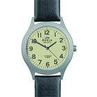 Ruhla Titanium Watch – Yellow Dial | 37 mm | Black Strap