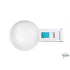 Schweizer Ökolux+ Mobil LED 134062 – 6D | Handlupe 1,5-fache Vergrößerung | 100mm Linse