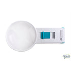 Schweizer Ökolux+ Mobil LED 134122 – 12D | Handlupe 3-fache Vergrößerung | 70-mm-Objektiv