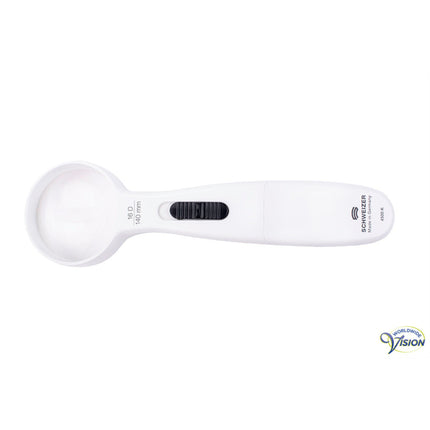 Schweizer ERGO-Lux MP LED 171162 16D Handlupe – 4-fache Vergrößerung, LED, ergonomisches Design