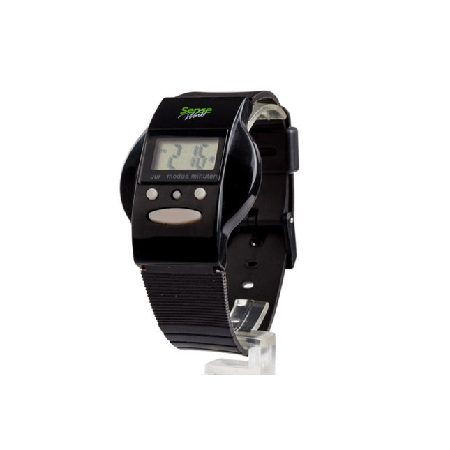 Niederländischsprachige Senseworks-Uhr – Schwarz