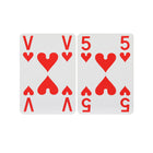 Spielkarten besonders sichtbar