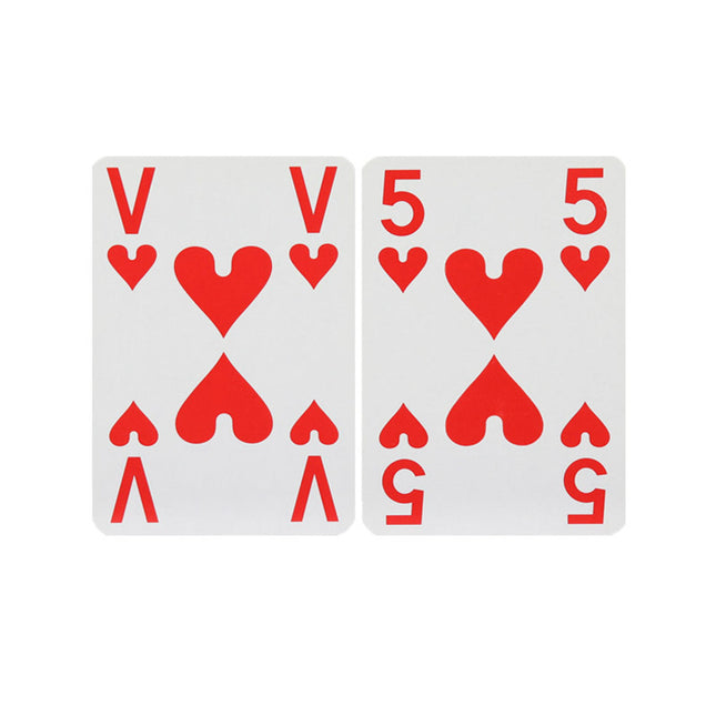 Spielkarten besonders sichtbar