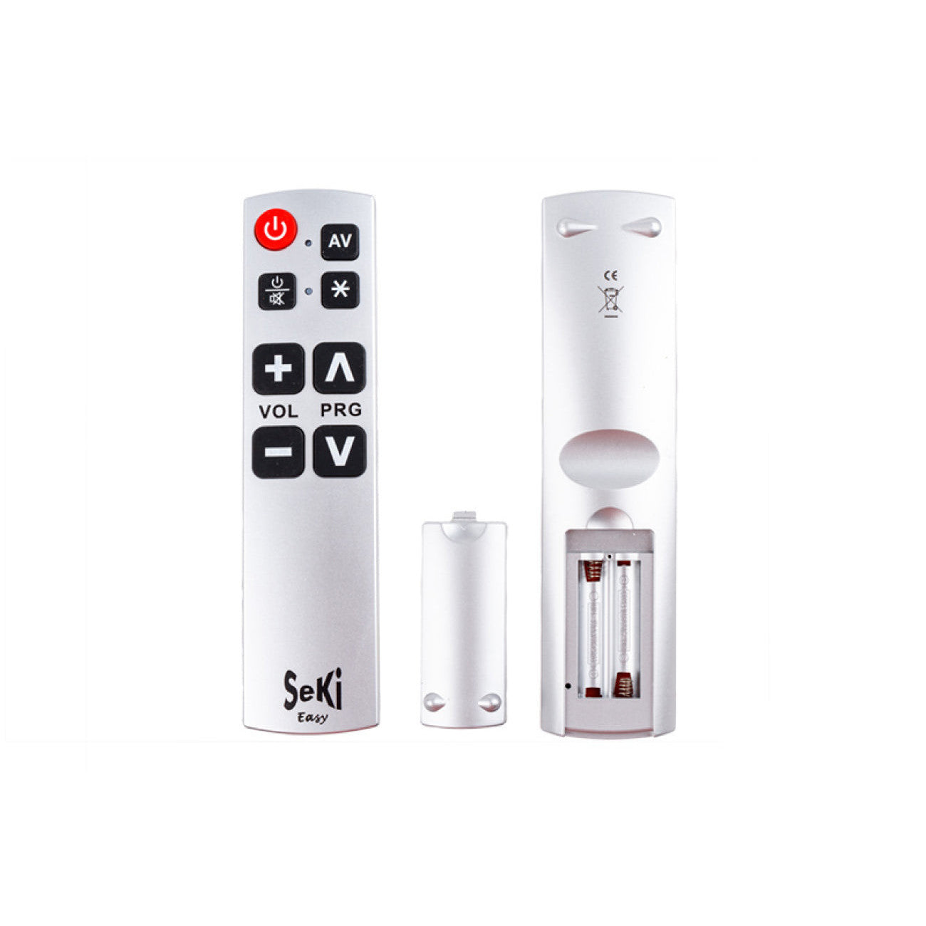 Easy remote control with eight buttons - 1 device