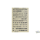 Tastaturaufkleber – Schwarze Zeichen auf Weiß | Passend für Laptop & PC