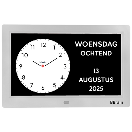 BBrain Analoge Dementieklok met WiFi – Herinneringen & Dagstructuur