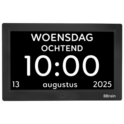 BBrain Analoge Dementieklok met WiFi – Herinneringen & Dagstructuur