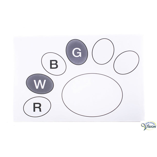 Afscheurpalet 30 x 21 cm – 25 Vel met Kleurindeling & Mengvlak