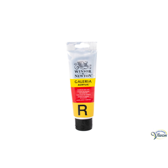 Winsor &amp; Newton Galeria Acrylfarbe Rot – Cadmiumroter Farbton | 120 ml Tube