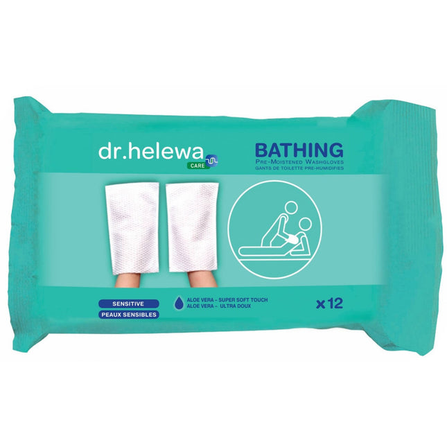 Dr Helewa Vochtige ECO washandjes - 12 stuks