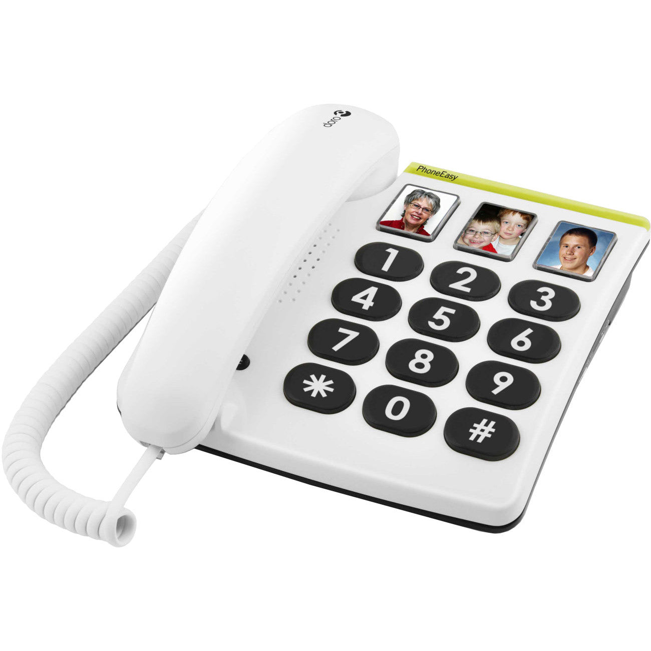 PhoneEasy 331ph seniorentelefoon met 3 fotoknoppen