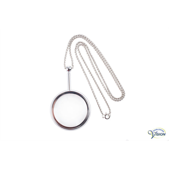 Eschenbach Anhänger 21362 – Stilvolle Leselupe mit Halskette (3,5-fache Vergrößerung)