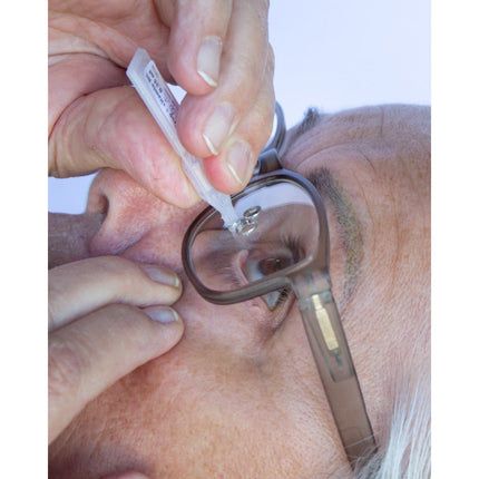 Druppelbril voor Oogdruppels – Eenvoudig en Zelfstandig Oogdruppelen