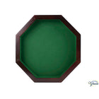 Pokerbahn aus Holz – Achteckig | 37 cm Durchmesser | Stabile Spielfläche