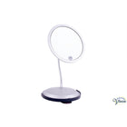 Schmink- und Rasierspiegel – 5- und 10-fache Vergrößerung | Ø 14,5 cm mit Saugnäpfen