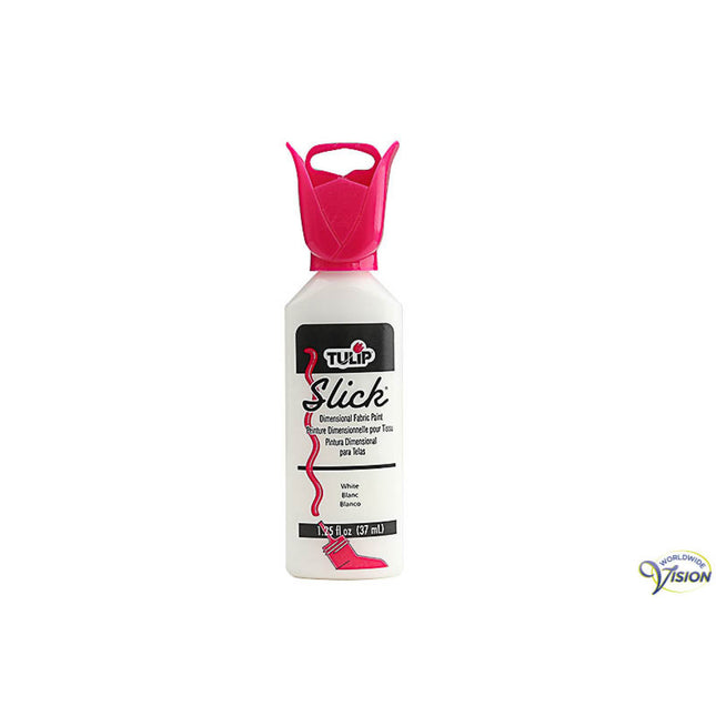 Tulip Slick Markierungspaste Weiß – Stiftflasche für taktile und kreative Markierungen