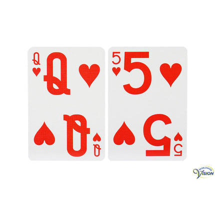 Supreme Playing Cards – Large Numbers &amp; Letters | 2 Sets Without Pictures