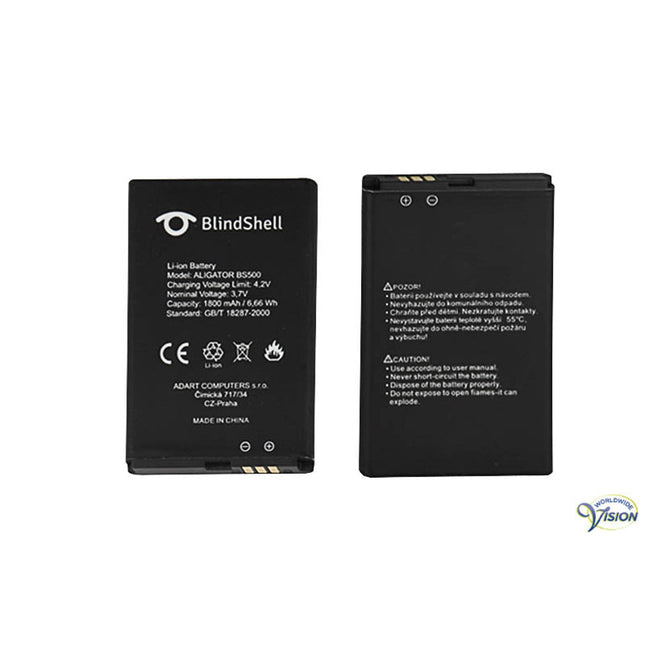 Accu 3.7V voor BlindShell Classic & Classic LITE – 1800mAh Li-Ion Batterij