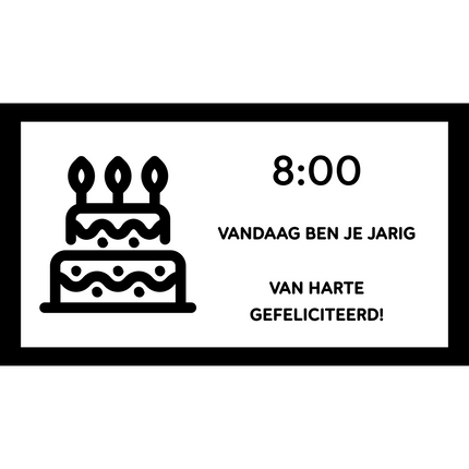 BBrain Analoge Dementieklok met WiFi – Herinneringen & Dagstructuur