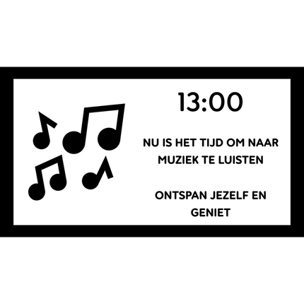 BBrain Analoge Dementieklok met WiFi – Herinneringen & Dagstructuur