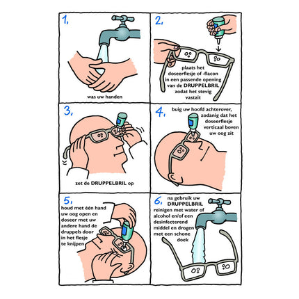Druppelbril voor Oogdruppels – Eenvoudig en Zelfstandig Oogdruppelen