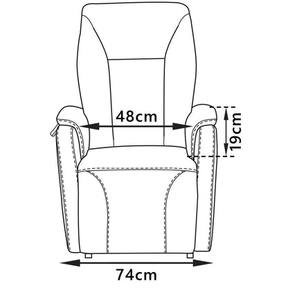 Sta-op & Relax fauteuil Oslo grey