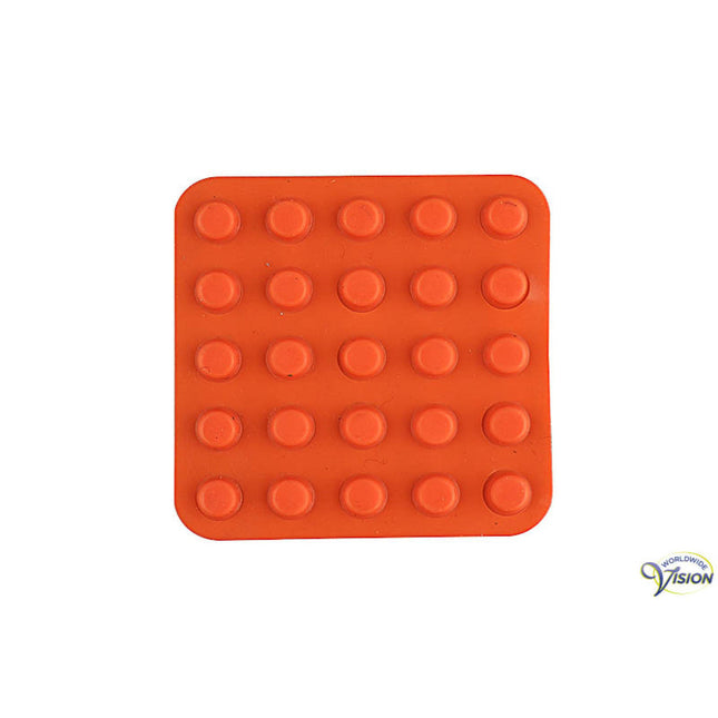 Bumpons Relief Rund – Orange | 8mm x 3mm | 24er Set