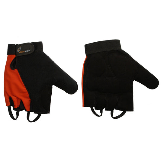 Indoor gloves orange/black