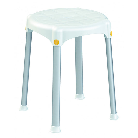 Shower stool – round – fixed height