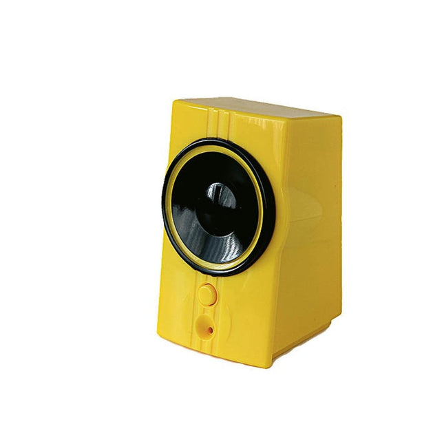 Ton- und Nachrichtenbenachrichtiger Gelb/Schwarz mit Bewegungssensor – 20 Sek. Aufnahme