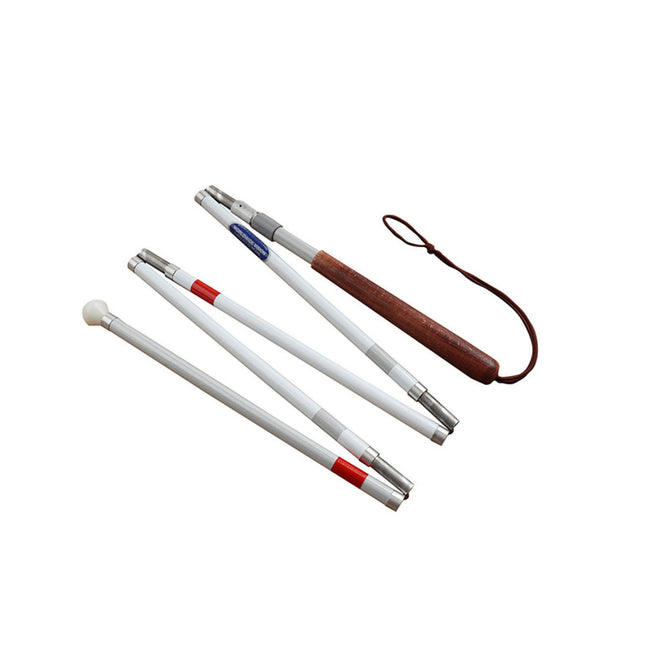 Gehstock SV faltbar/teleskopisch 130-145 cm – leichtes Aluminium – inkl. Aufbewahrungstasche