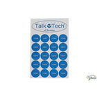 Etiketten der PennyTalks A2-Serie – 300 selbstklebende taktile Etiketten – Blau – Für sprechende Etikettenleser