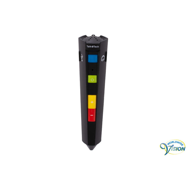 PennyTalks 2 Spreekbare Labellezer Zwart – Digitale, Meertalige Labellezer met 8GB Geheugen