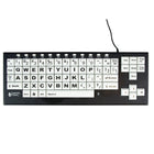 Vision Keyboard Weiß – Großdrucktastatur für Sehbehinderte