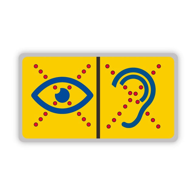 LH-LV-Anstecker mit Magnetverschluss – Anstecker für eingeschränktes Hör- und Sehvermögen