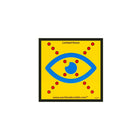 LV-Reflexschild 110x110 mm – Sichtschutzschild für Sehbehinderte