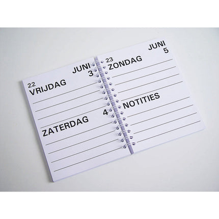 Agenda 2 days a week A5 2025