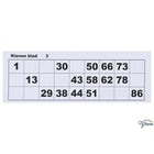 Großdruck-Bindeblock - 100 Blatt - bis Heftnummer 90 - Format 21 x 7 cm